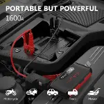 Jstar 3 20000mAh 1600A Jump Starter LCD Ekranlı Taşınabilir Akü Takviye Cihazı ( Çanta + Powerbank +-3