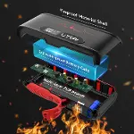 Jstar 3 20000mAh 1600A Jump Starter LCD Ekranlı Taşınabilir Akü Takviye Cihazı ( Çanta + Powerbank +-6