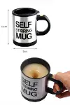Karıştırıcı Özellikli Mikser Kupa Bardak Kompakt Taşınabilir Mug-5