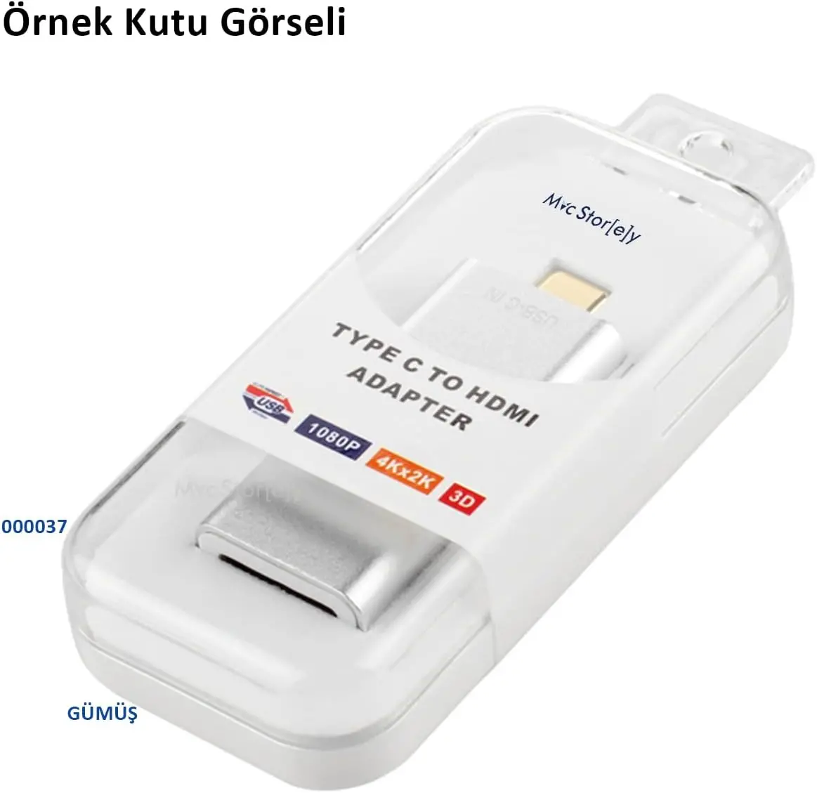 USB-C HDMI Dönüştürücü | 4K 60Hz Görüntü Aktarımı | MacBook Pro Air, iPad Pro Uyumlu Type-C HDMI Ada