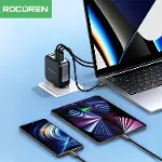 60W Type-C to Type-C RGB Aydınlatmalı Örgülü Şarj ve Data Kablosu 1 Metre-3