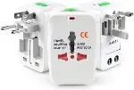 Evrensel Priz Çevirici Seyahat Tipi Universal Adaptör – İngiliz, Amerikan ve Avustralya Fiş Uyumlu,-1