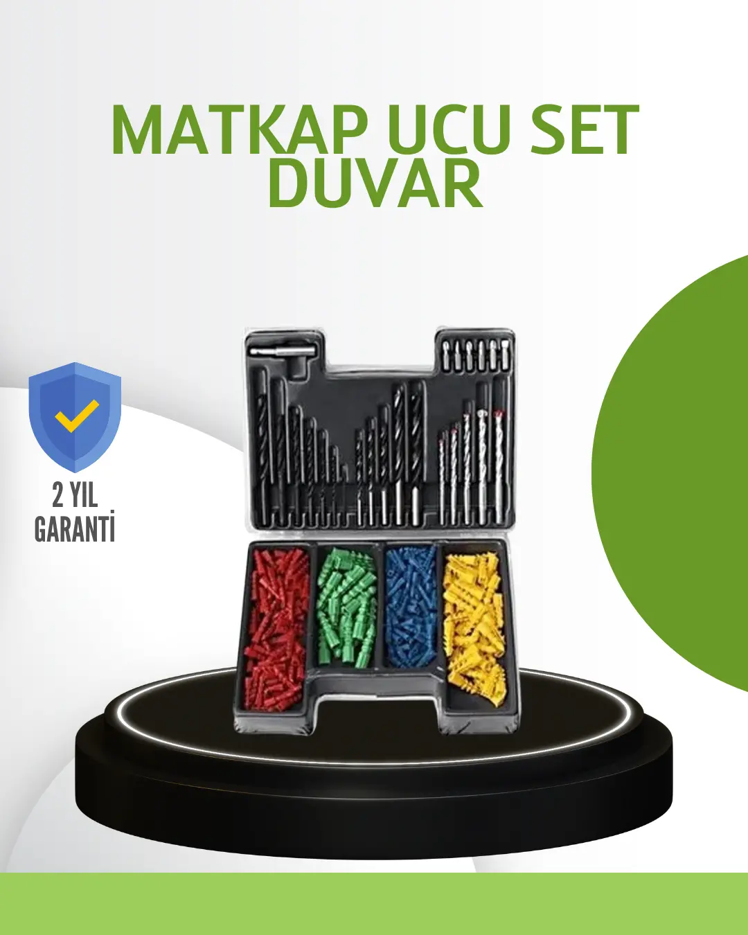 Ahşap Metal Beton Delme Uç Seti Organizerli Karbon Çelik Matkap Ucu