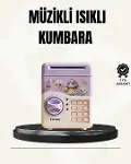 Elektronik Şifreli ATM Görünümlü Çocuk Kumbarası Mor-1