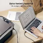 USB den USB-B ye Yazıcı Tarayıcı Kablosu, 1 Metre-3