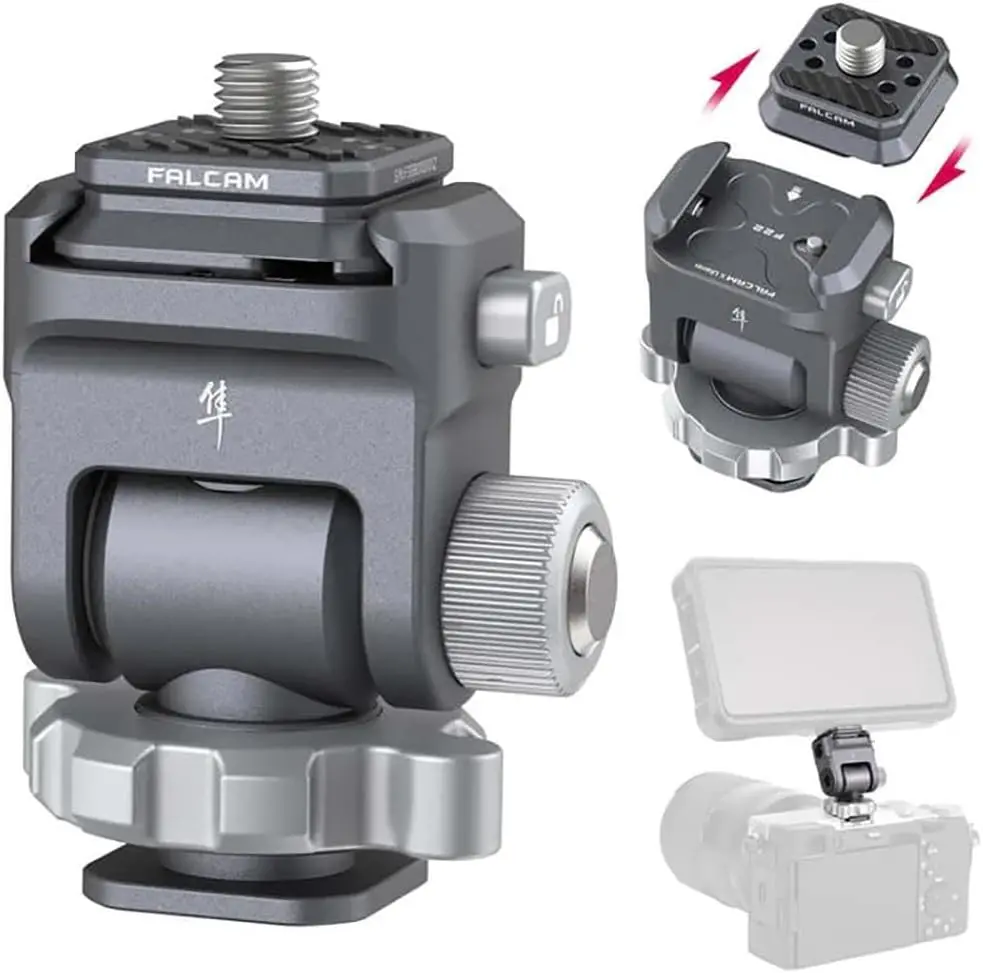 F22 Quick Release Cold Shoe Monitör Montajı