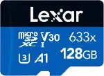 128GB 633x MicroSDXC UHS-I U3 100/45 MB/sn Yüksek Performanslı MicroSD Hafıza Kartı-1