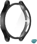 Samsung Galaxy Watch 6 Classic 43mm için Kılıf 360 Full Round Soft Silicone Siyah [Galaxy Watch 6 Cl-3