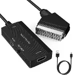 Ga95 Scart to Hdmi 1080p HD AV Video Çevirici Dönüştürücü Adaptör-4