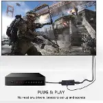 Ga95 Scart to Hdmi 1080p HD AV Video Çevirici Dönüştürücü Adaptör-6