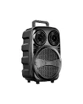 Kablosuz Karaoke Hoparlör Mikrofonlu RGB Işıklı Bluetooth Speaker USB TF Kart Destekli-4