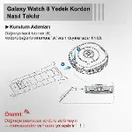 Samsung Galaxy Watch 9 / Watch 8 (40mm/44mm) ve Watch 8 Classic (46mm) Uyumlu Üç Bakla Paslanmaz Çel-2