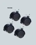 Kilitli 4 cm Tekerlek Ayak 4’lü Set Zemin Koruyucu-5
