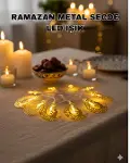 Secde Eden Adam Figürlü Ay Tasarımlı Ramazan LED Işık-1