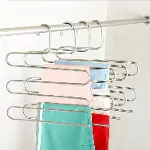5 Katlı Metal Pantolon ve Eşarp Askısı - 3 Adet-3