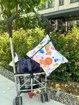 2 Adet Sıvı Geçirmeyen Çok Amaçlı Çanta, 30 x 35 cm Jungle ve 37 x 30 cm Summer Desen, Yıkanabilir,-3