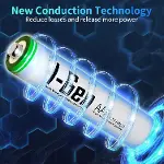 B139 2 Adet AAA 900 mAh Şarj Edilebilir İnce Kalem Pil 1.2V Ni-MH Şarjlı Pil-3