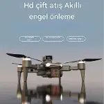 JS26H 4K Drone, LCD Kumandalı, Fırçasız Motor, Akıllı Engel Kaçınma, Katlanabilir Drone, Uzun Uçuş S-2