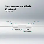 Pop 3 Classic 3.5mm Stereo Mikrofonlu Kulakiçi Kablolu Kulaklık Siyah 2KMM19S-2