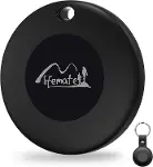 LifeTag Apple ile Uyumlu MFI Lisanslı Smart Tag Akıllı Takip Cihazı - Siyah - Deri Kılıflı-1