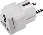 Evrensel Adaptör Seyahat Fişi Beyaz AB Normu - 250V AC 10~16A-2