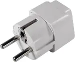 Evrensel Adaptör Seyahat Fişi Beyaz AB Normu - 250V AC 10~16A-1