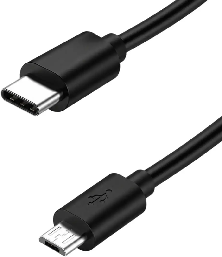 6003 Type C To Mikro Micro USB Şarj ve Data Ara Kablosu 1 Metre
