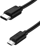 6003 Type C To Mikro Micro USB Şarj ve Data Ara Kablosu 1 Metre-1