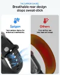 Apple Watch 49mm Ultra 4/3/2/1 ile Uyumlu Kılıf & Kordon Kayış Liquid Air Pro Black - ACS05463-3