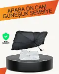 Kalın Kumaşlı Ön Cam Güneşliği – Solmaz, Deforme Olmaz, Uzun Ömürlü-1