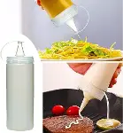 2 Adet Sos Şişesi 700 Ml Plastik Yağlık Sirkelik Ketçap Mayonez Sızdırmaz Sosluk Yağdanlık,BPA İçerm-2