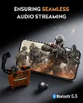 Sirius Plus ANC, TWS, Bluetooth Kulakiçi Kulaklık, Kablosuz (Sarı)-7
