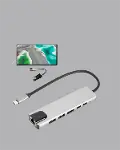 4K HDMI Çıkışlı, Gigabit Ethernet'li USB‑C Çoklu Port Hub-5