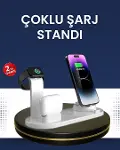 Modern Tasarımlı Çok Fonksiyonlu Kablosuz Şarj Standı-1