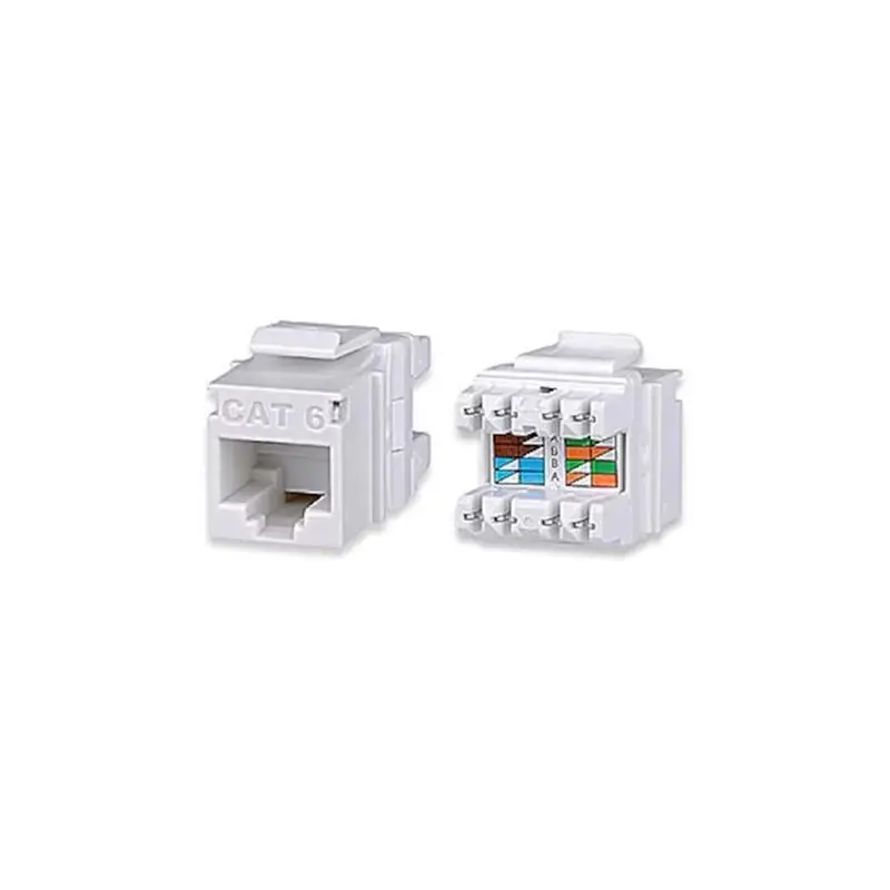 CAT6 UTP KEYSTONE JACK (KJ-UC6-18044)