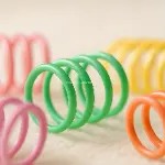 Karışık Boyutlu Spiral Yay Kedi Oyuncakları 10 Parça Renkli İnce Kalın Uzun Kısa Yaylar Yavru ve Yet-4