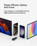 BoostCharge Çift Araç Şarj Cihazı 42W w/Hızlı Şarj USB-C 30W PPS ve 12W USB-A Bağlantı Noktaları App-3
