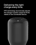 BoostCharge Çift Araç Şarj Cihazı 42W w/Hızlı Şarj USB-C 30W PPS ve 12W USB-A Bağlantı Noktaları App-4