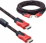 Parcbeny PM-9554 3 METRE YÜKSEK HIZLI 1.4V HDMI KABLOSU 1080P-4K-3D DAYANIKLI ÖRGÜLÜ DIŞ KILIF-3
