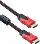 Parcbeny PM-9554 3 METRE YÜKSEK HIZLI 1.4V HDMI KABLOSU 1080P-4K-3D DAYANIKLI ÖRGÜLÜ DIŞ KILIF-1