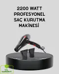 Profesyonel 2200W Fön Makinesi – AC Motorlu, Hızlı Kurutma, Hafif Tasarım-1