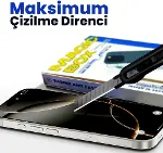 Klasse MAGIC-BOX iPhone 15 Pro Max Ekran Koruyucu Cam | Tozsuz Hizalama | Tam Kaplama 9H Kırılmaz &-2