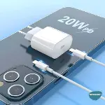 Apple iPhone 16 Type-C To Type-C 2 in 1 Şarj Seti [iPhone 16 ile Uyumlu Kablo - Beyaz]-2