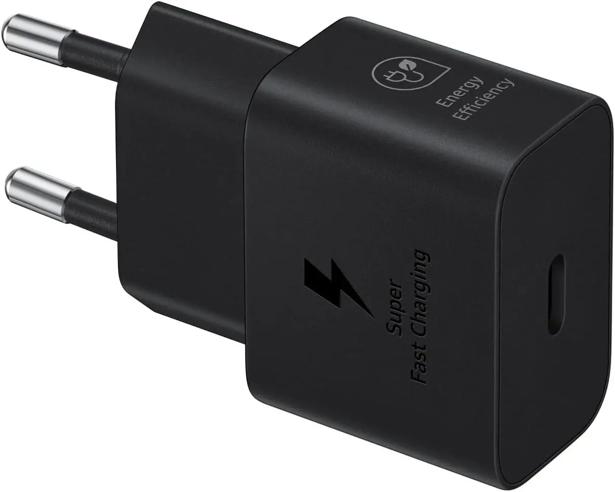 25 Watt Şarj Adaptörü + Kablo Seti, Siyah