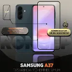 [2'li Paket] Samsung Galaxy A37 için Ekran Koruyucu 9H Sertlikte Anti-Static Temperli Cam Netlik ve-4