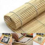 Bambu Sushi Sarma Hasırı 24x24 cm | Doğal Bambu Sushi Mat | Sushi Maker için Rulo Sarma Matı | Evde-5