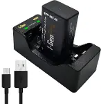 Batteries D925 2’li AA/AAA/9V Pil Şarj Aleti + 2 Adet 9V Pro 250 mAh Ni-MH Şarjlı 9V Pil Seti-4