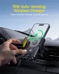 Superauto Araç İçi Şarjı, 15W Hızlı Şarj Aleti, Siyah-2