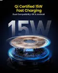 Superauto Araç İçi Şarjı, 15W Hızlı Şarj Aleti, Siyah-5