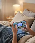 El Tipi Oyun Konsolu Dahili Retro Oyunlar TV Bağlantısı Destekli Taşınabilir Game Console-1